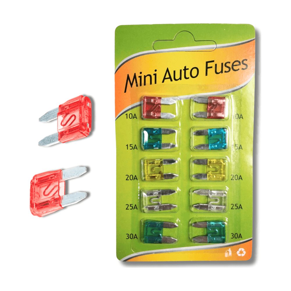 كرت 10 فيوزات للسيارة قياس متوسط - ميني