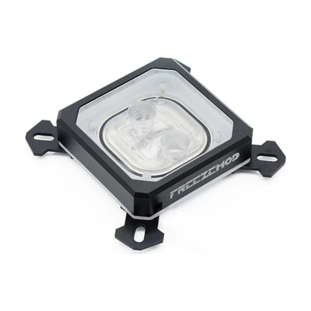 بلوك معالجات إنتل للتبريد المائي المفتوح (أسود) مع إضاءة RGB متوافق مع : Intel LGA 1200/1156/1155/1151/1150/2011/2066/775/1356/1366