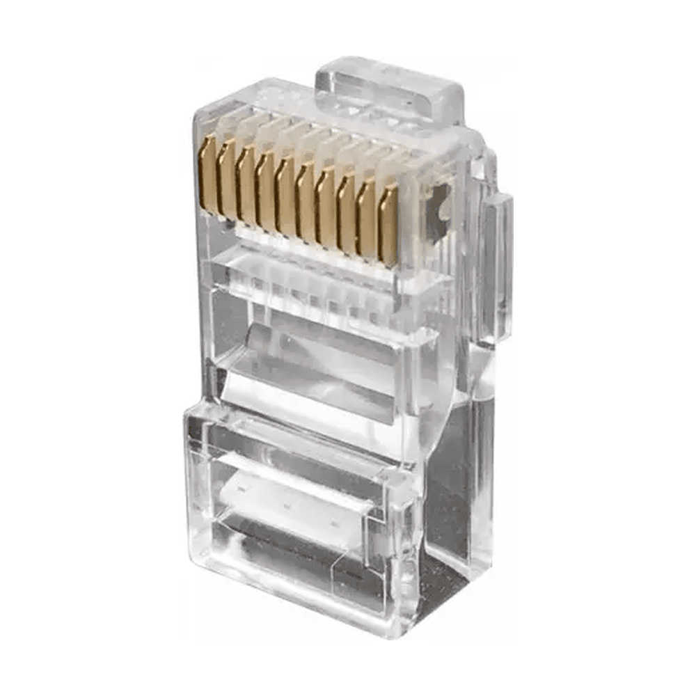 راسيات كبس RJ-48 10pin لإصلاح كوابل الباركود 100 حبة