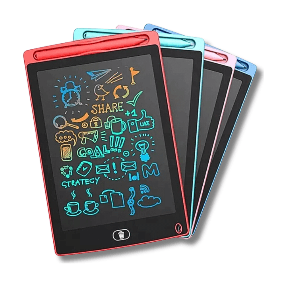 لوح كتابة 8.5 إنش إلكتروني ملون