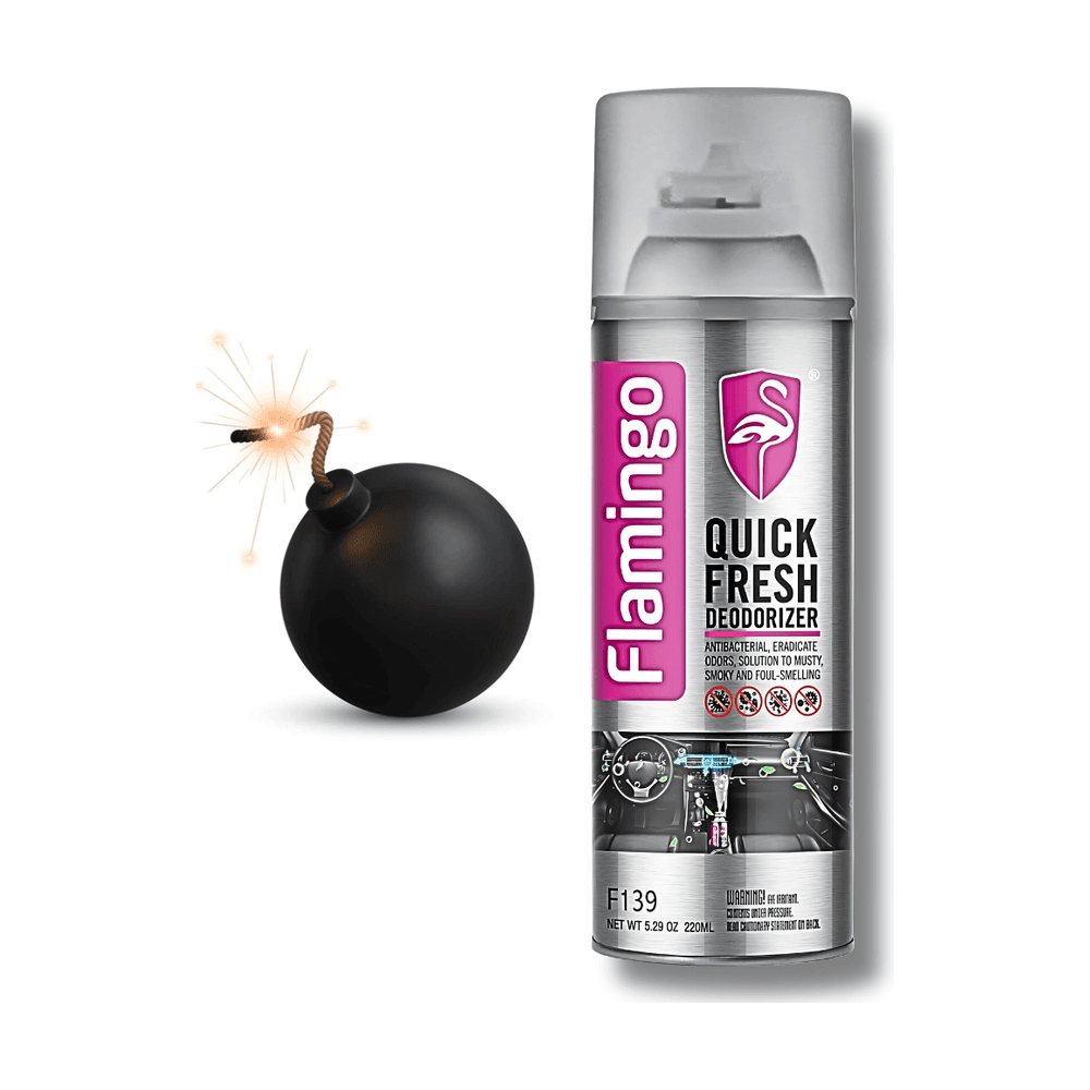 قنبلة تعطير وتعقيم
200 مل | FLAMINGO DEODORIZER