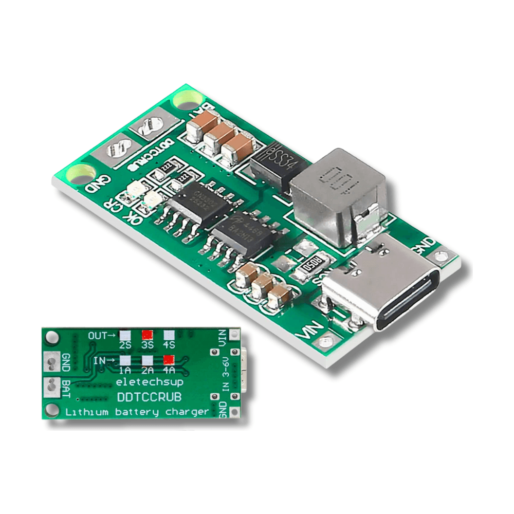 وحدة شحن بطاريات ليثيوم 3S بمدخل Type-C (12.6V-4A)