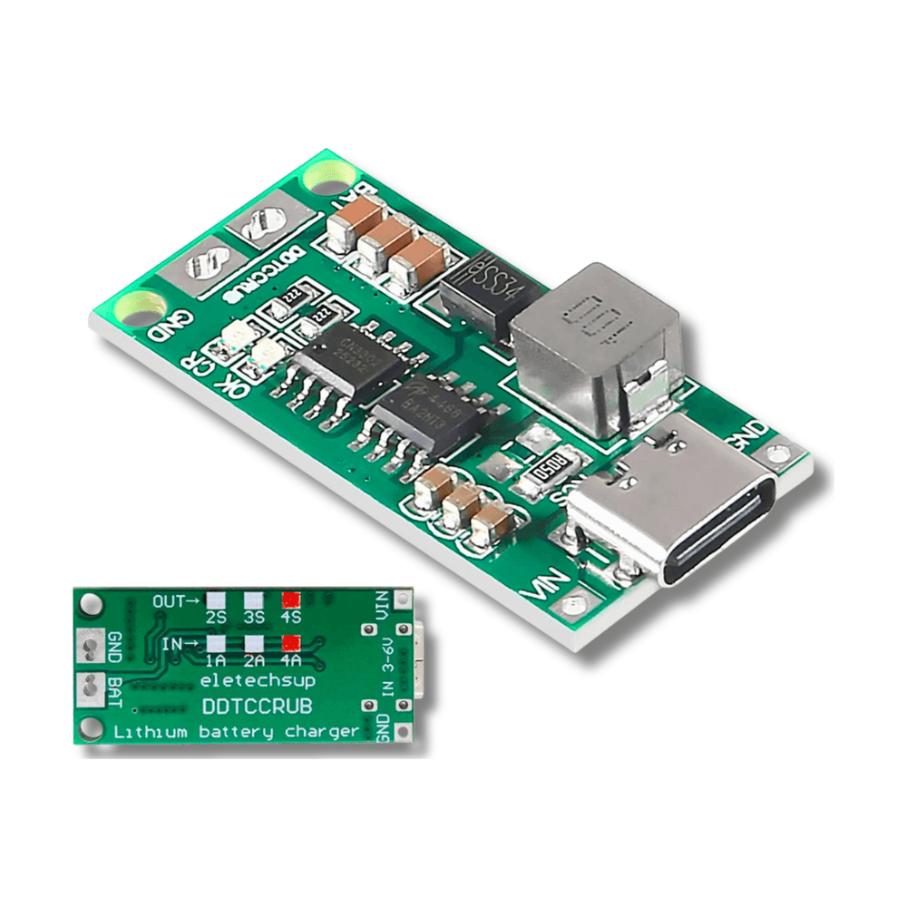 وحدة شحن بطاريات ليثيوم 4S بمدخل Type-C (16.8V-4A)