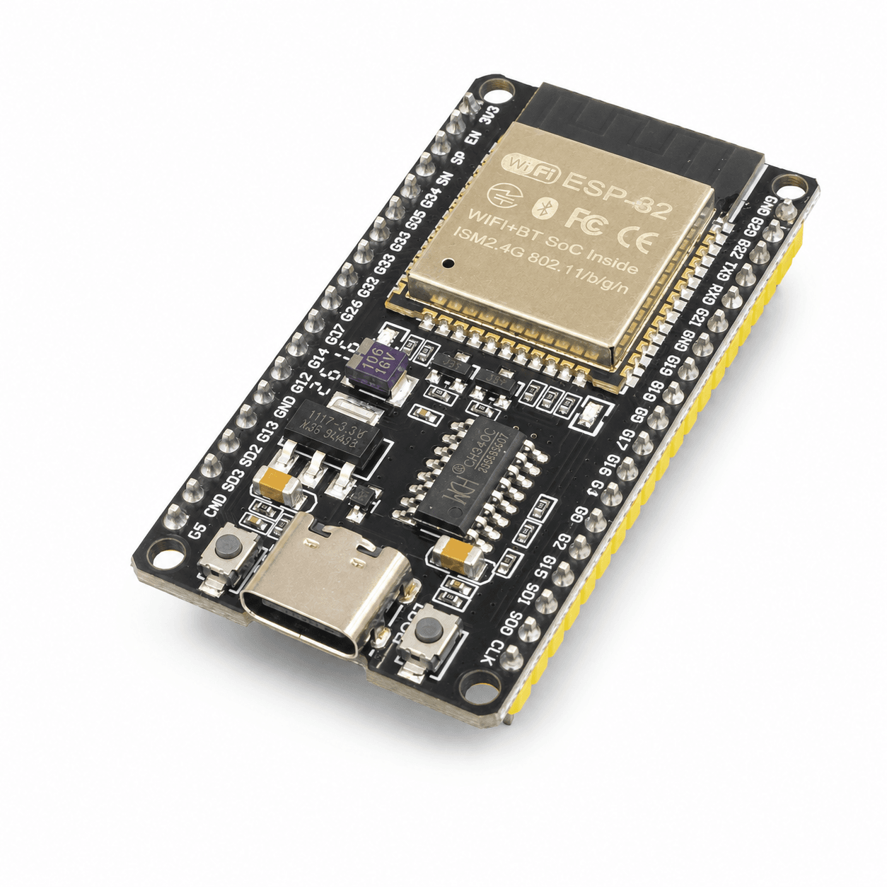 لوحة تطوير ESP32 مع Wi-Fi وBluetooth وUSB-C