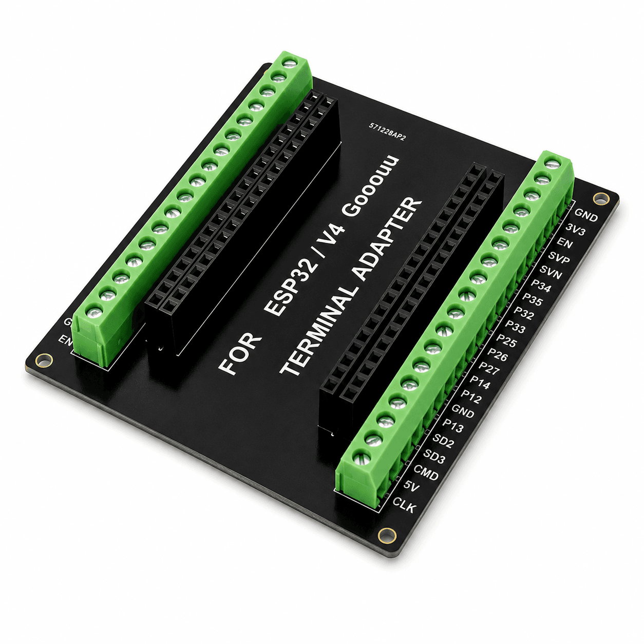 قاعدة توصيل وبراغي لـ ESP32