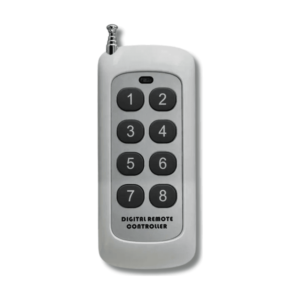 ريموت تحكم لاسلكي
8 أزرار | تردد 433Mhz