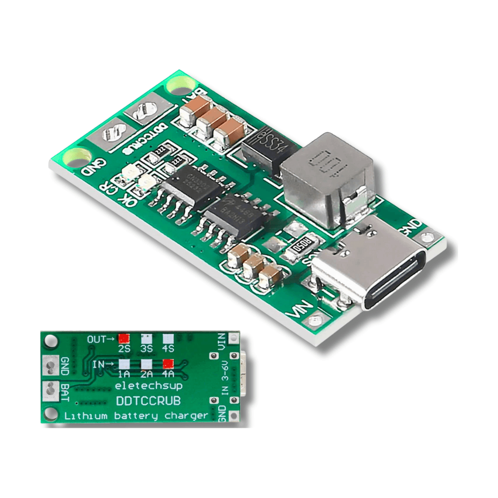 وحدة شحن بطاريات ليثيوم 2S بمدخل Type-C (8.4V-2A)